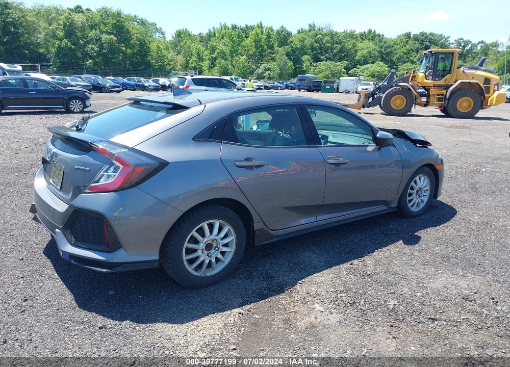 2018 HONDA CIVIC SPORT VIN: SHHFK7G40JU217782