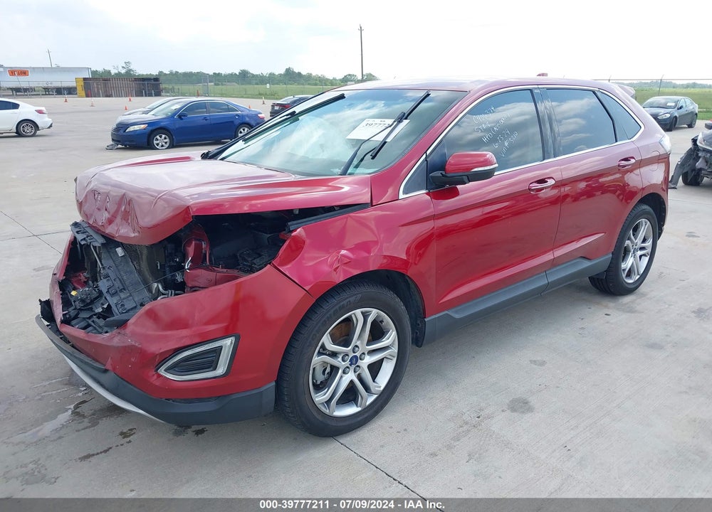 2016 FORD EDGE TITANIUM VIN: 2FMPK4K9XGBB23210