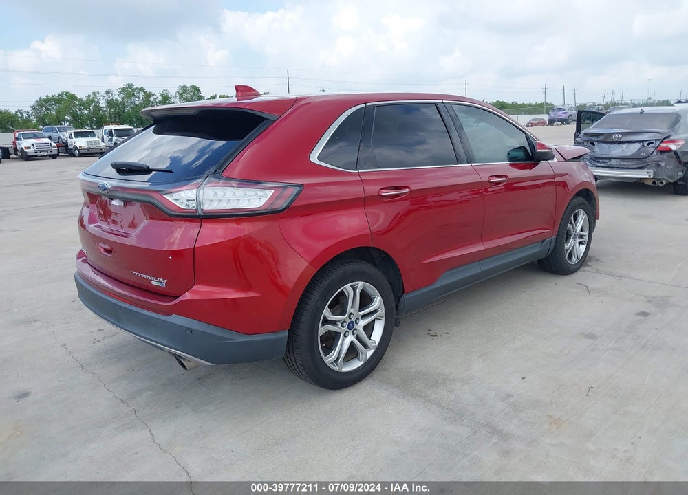 2016 FORD EDGE TITANIUM VIN: 2FMPK4K9XGBB23210