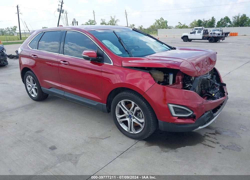 2016 FORD EDGE TITANIUM VIN: 2FMPK4K9XGBB23210