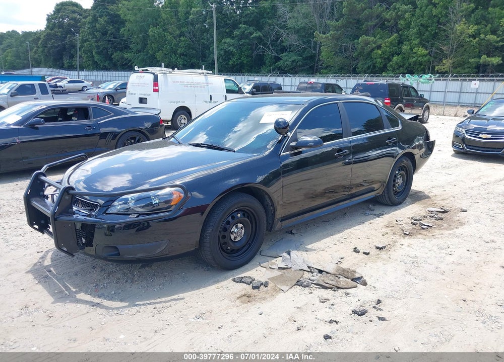 2012 CHEVROLET IMPALA POLICE VIN: 2G1WD5E30C1163506