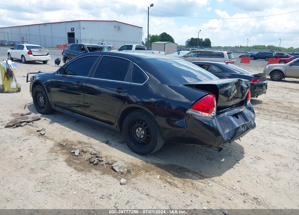 2012 CHEVROLET IMPALA POLICE VIN: 2G1WD5E30C1163506