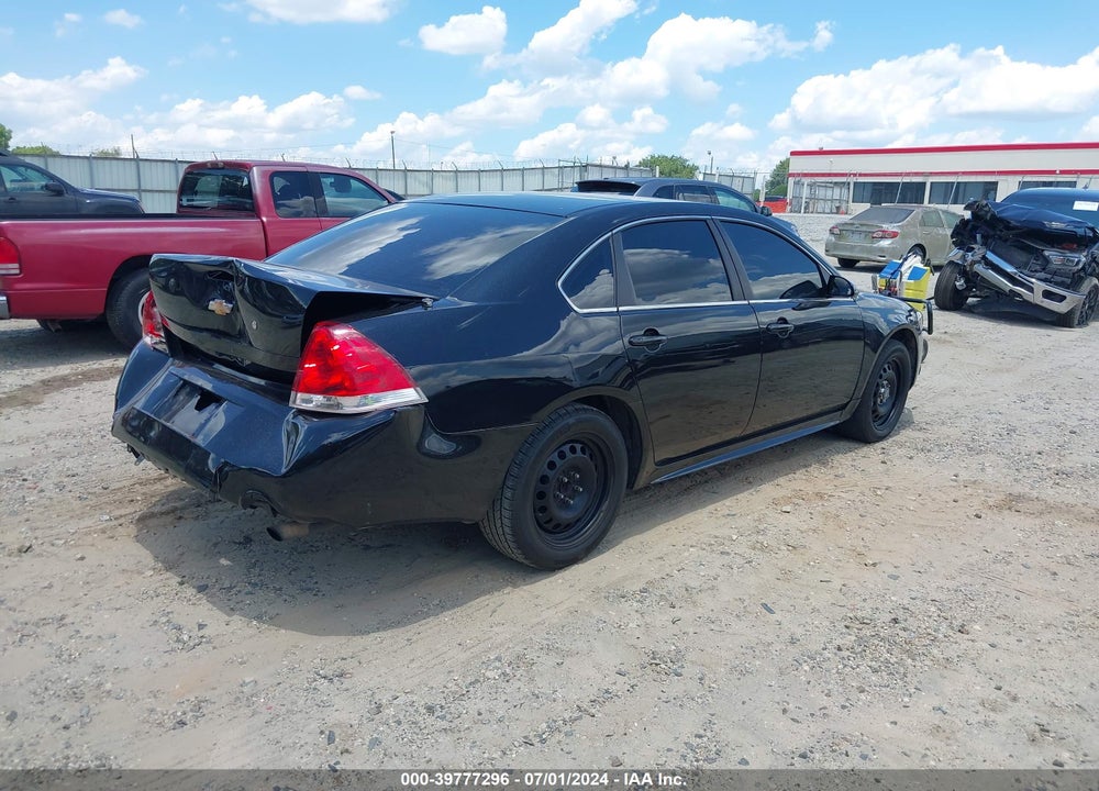 2012 CHEVROLET IMPALA POLICE VIN: 2G1WD5E30C1163506
