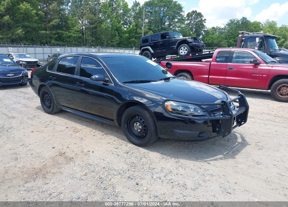 2012 CHEVROLET IMPALA POLICE VIN: 2G1WD5E30C1163506