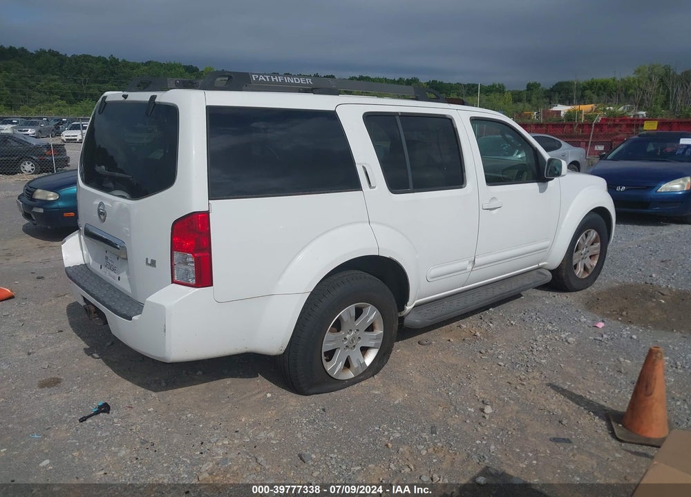 2006 NISSAN PATHFINDER LE VIN: 5N1AR18U46C646913