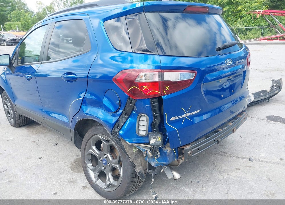 2018 FORD ECOSPORT SES VIN: MAJ6P1CL2JC205407