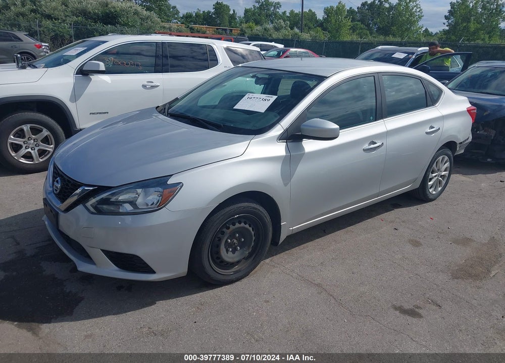 2018 NISSAN SENTRA SV VIN: 3N1AB7AP3JL646644