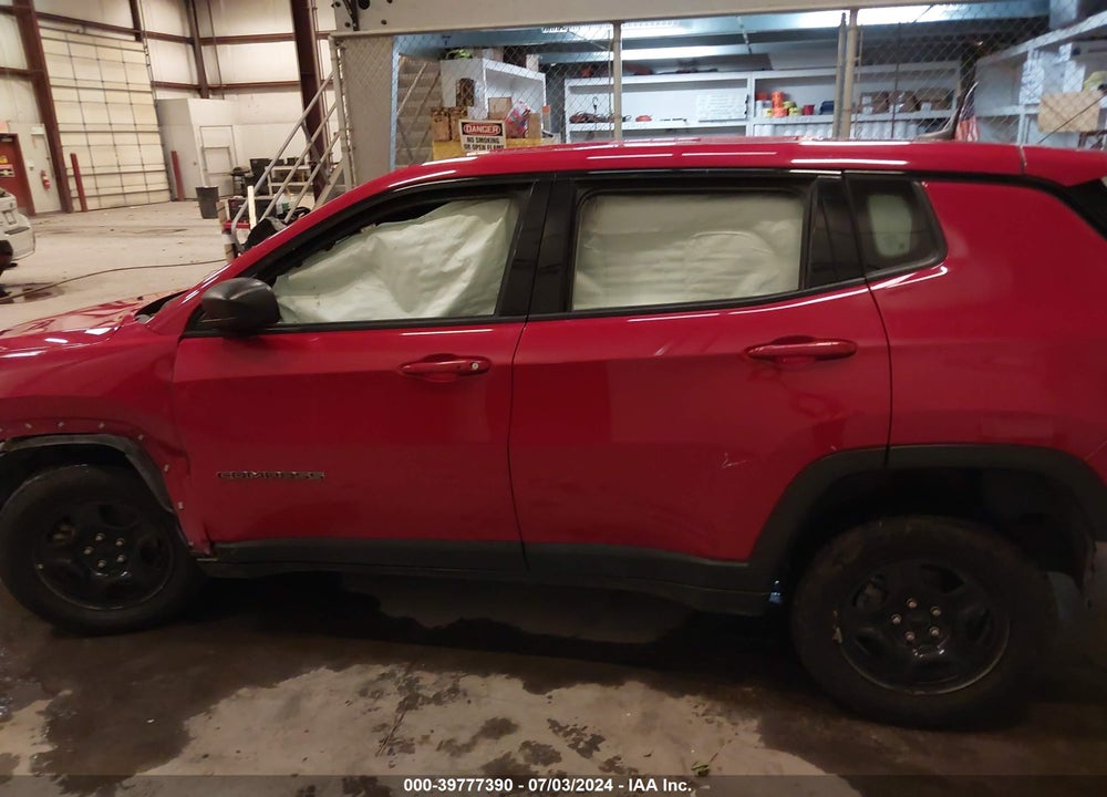 2018 JEEP COMPASS SPORT 4X4 VIN: 3C4NJDAB1JT399628
