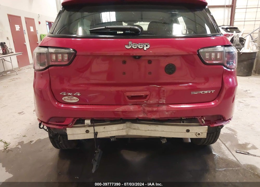2018 JEEP COMPASS SPORT 4X4 VIN: 3C4NJDAB1JT399628
