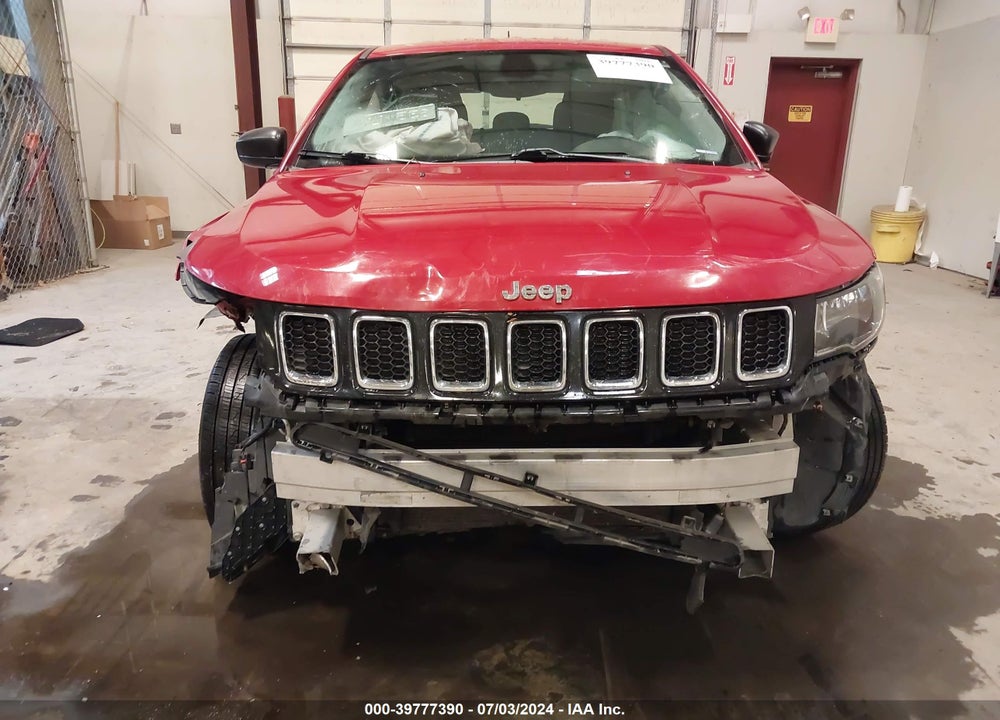 2018 JEEP COMPASS SPORT 4X4 VIN: 3C4NJDAB1JT399628