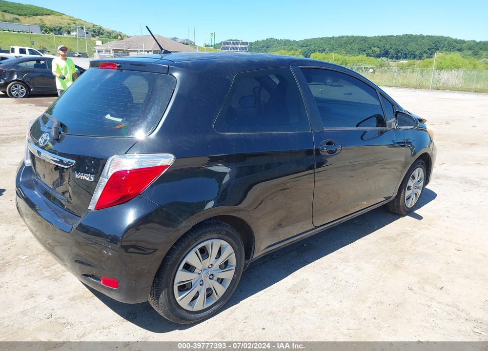 2012 TOYOTA YARIS L VIN: JTDJTUD32CD524092
