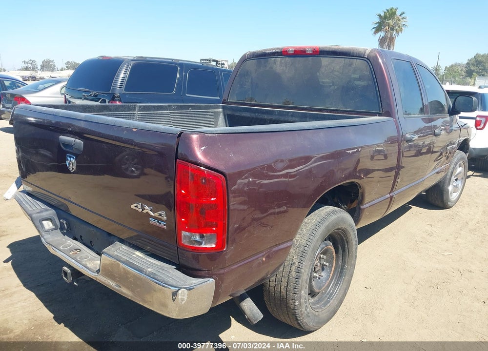 2005 DODGE RAM 1500 SLT/LARAMIE VIN: 1D7HU18D25S217457