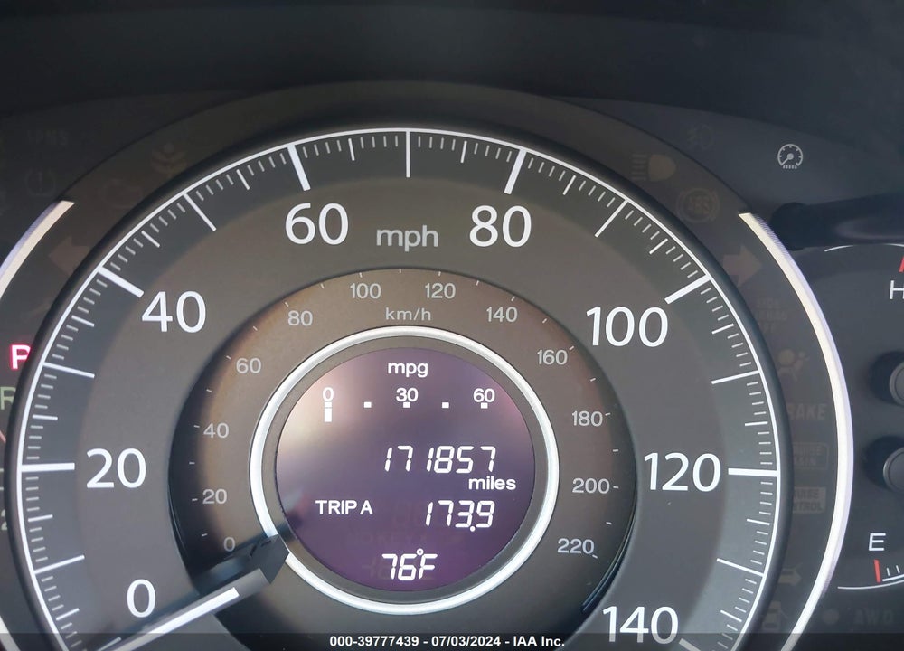 2012 HONDA CR-V EX-L VIN: 5J6RM4H72CL069838