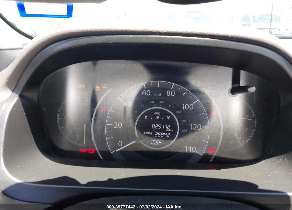 2014 HONDA CR-V EX-L VIN: 2HKRM4H77EH672216