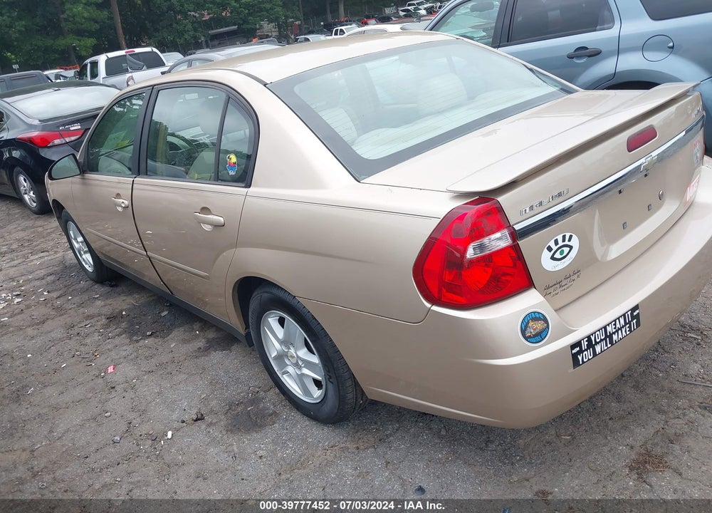 2005 CHEVROLET MALIBU LS VIN: 1G1ZT54875F201208