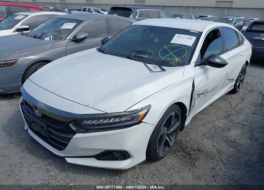 2021 HONDA ACCORD SPORT VIN: 1HGCV1F32MA105744