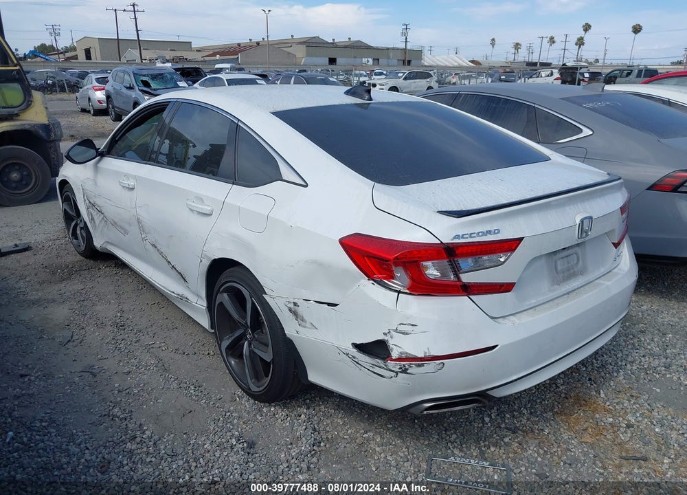 2021 HONDA ACCORD SPORT VIN: 1HGCV1F32MA105744