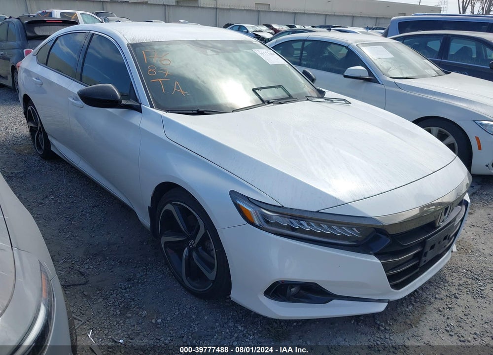 2021 HONDA ACCORD SPORT VIN: 1HGCV1F32MA105744