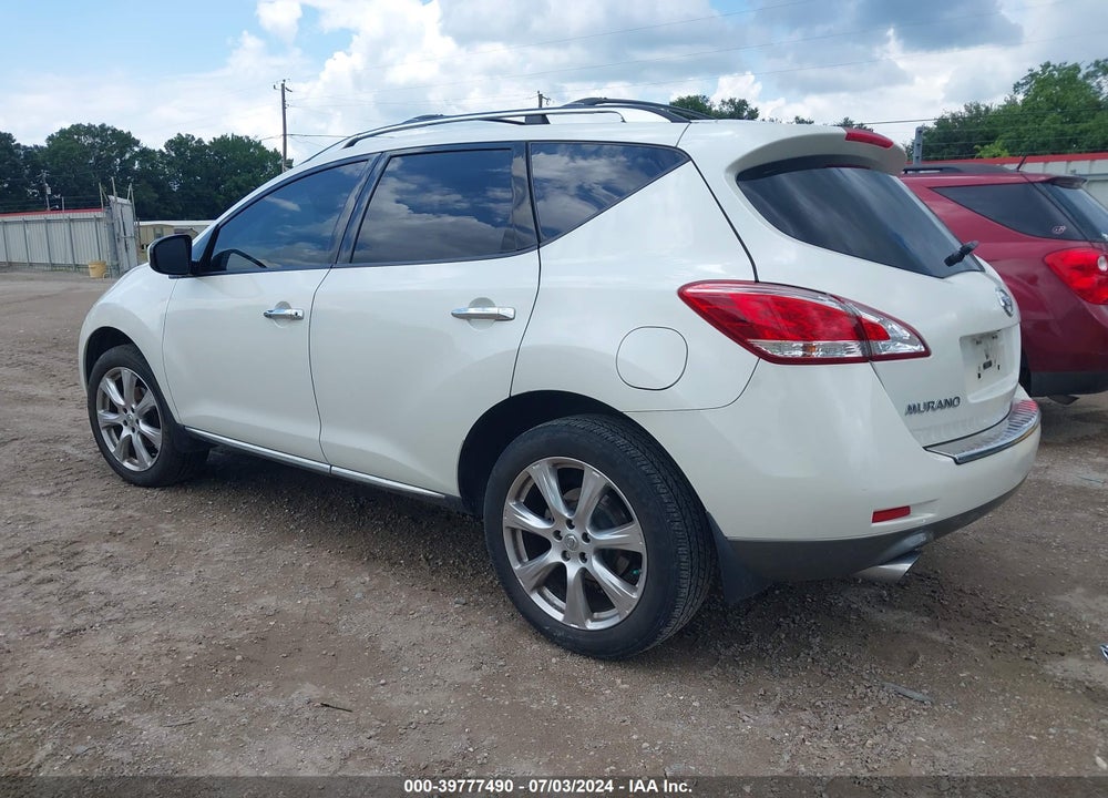 2012 NISSAN MURANO LE VIN: JN8AZ1MU7CW109154
