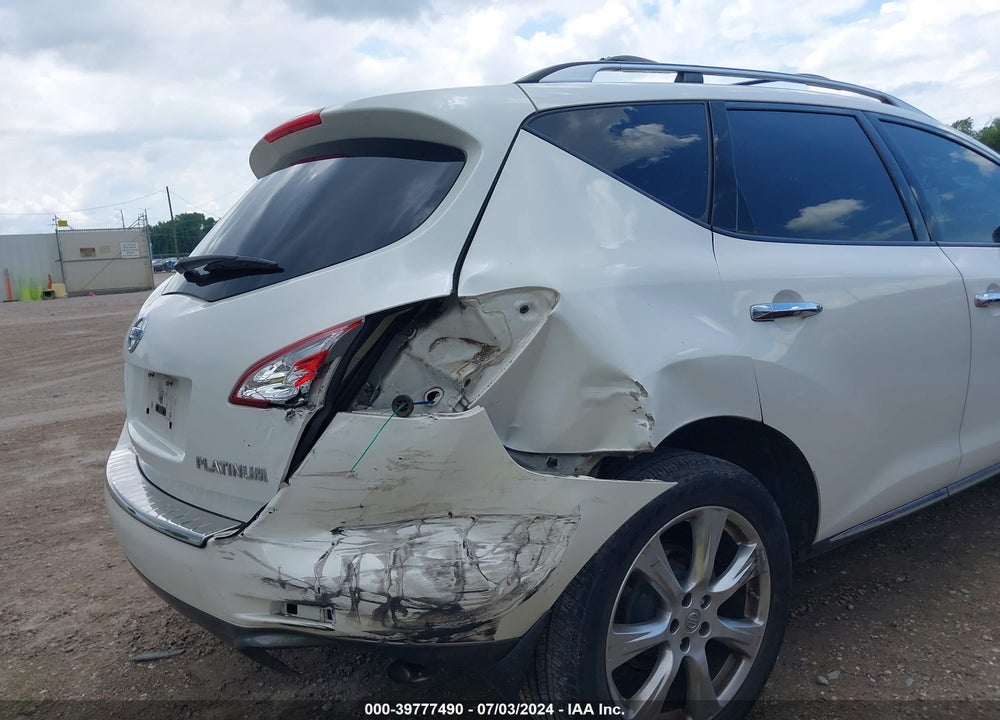 2012 NISSAN MURANO LE VIN: JN8AZ1MU7CW109154