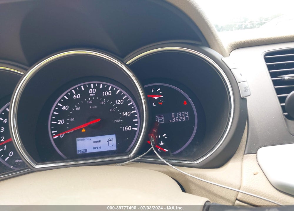 2012 NISSAN MURANO LE VIN: JN8AZ1MU7CW109154