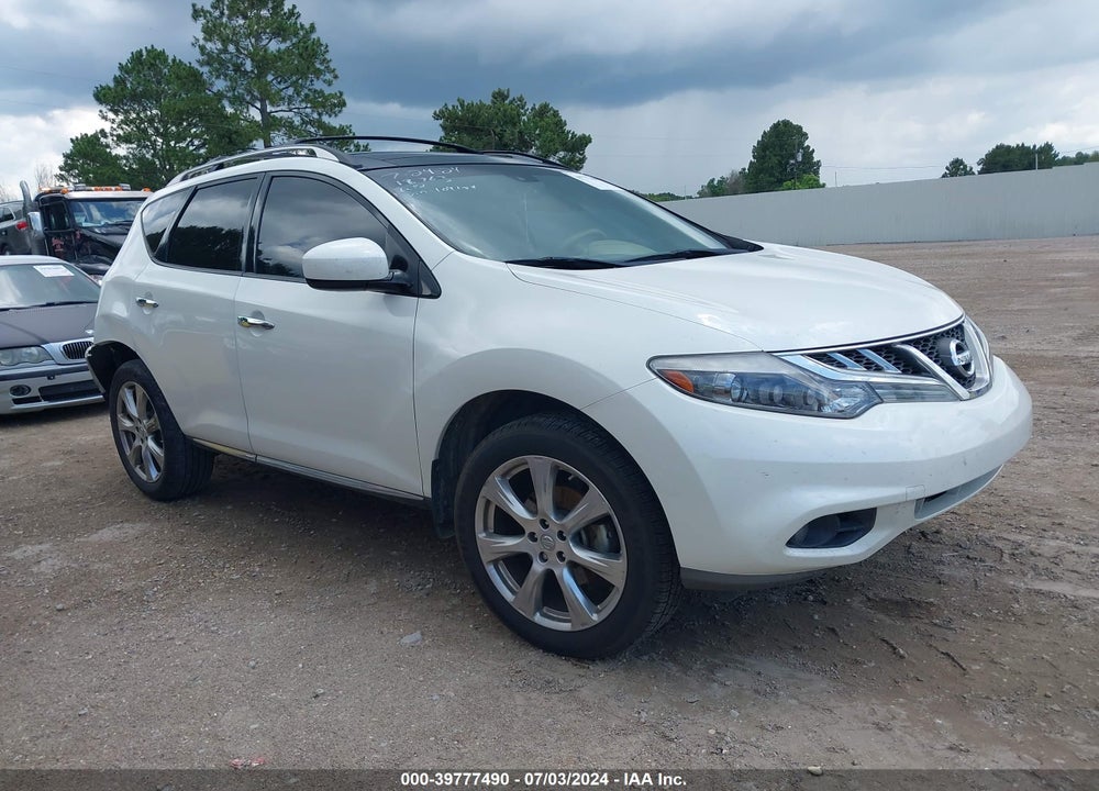 2012 NISSAN MURANO LE VIN: JN8AZ1MU7CW109154