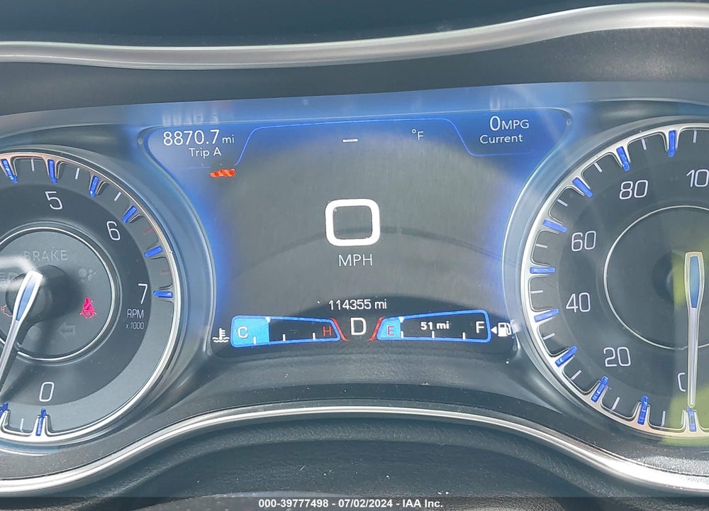 2019 CHRYSLER 300 TOURING VIN: 2C3CCAAG6KH760846