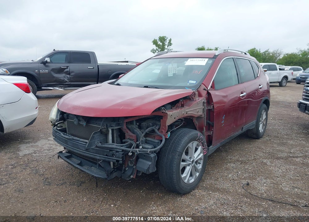2015 NISSAN ROGUE SV VIN: 5N1AT2MTXFC849115
