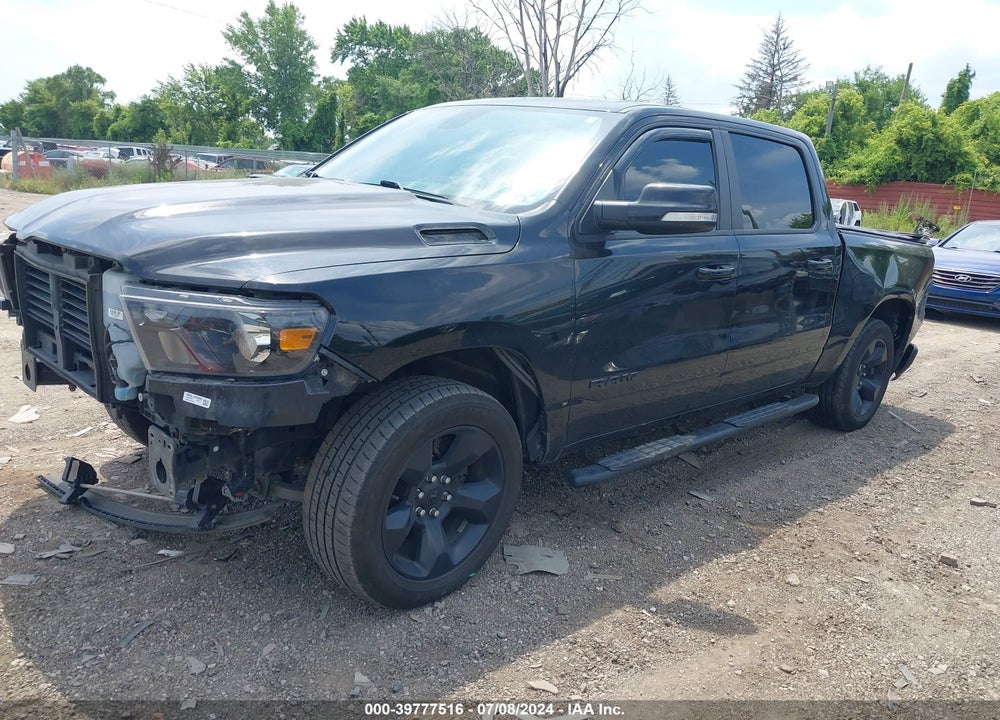 2019 RAM 1500 BIG HORN/LONE STAR 4X4 5'7 BOX VIN: 1C6SRFFT6KN695262