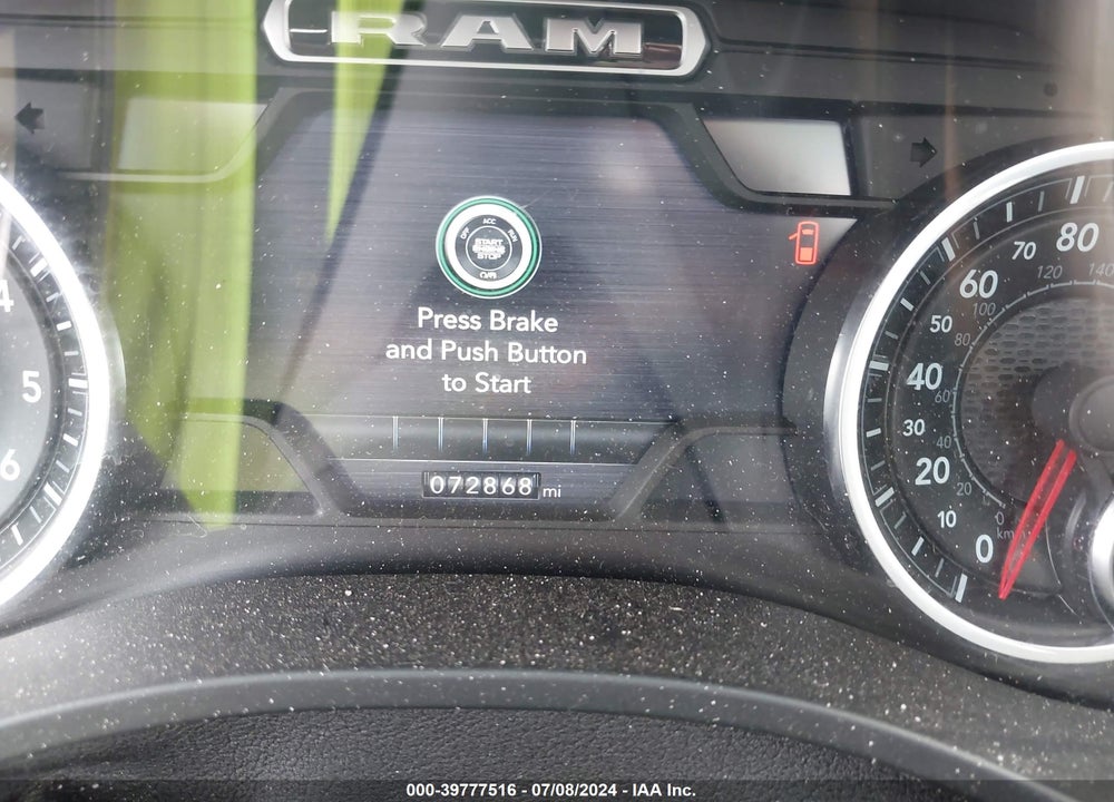 2019 RAM 1500 BIG HORN/LONE STAR 4X4 5'7 BOX VIN: 1C6SRFFT6KN695262