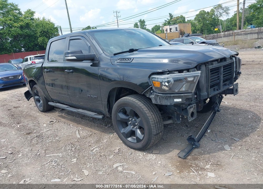 2019 RAM 1500 BIG HORN/LONE STAR 4X4 5'7 BOX VIN: 1C6SRFFT6KN695262