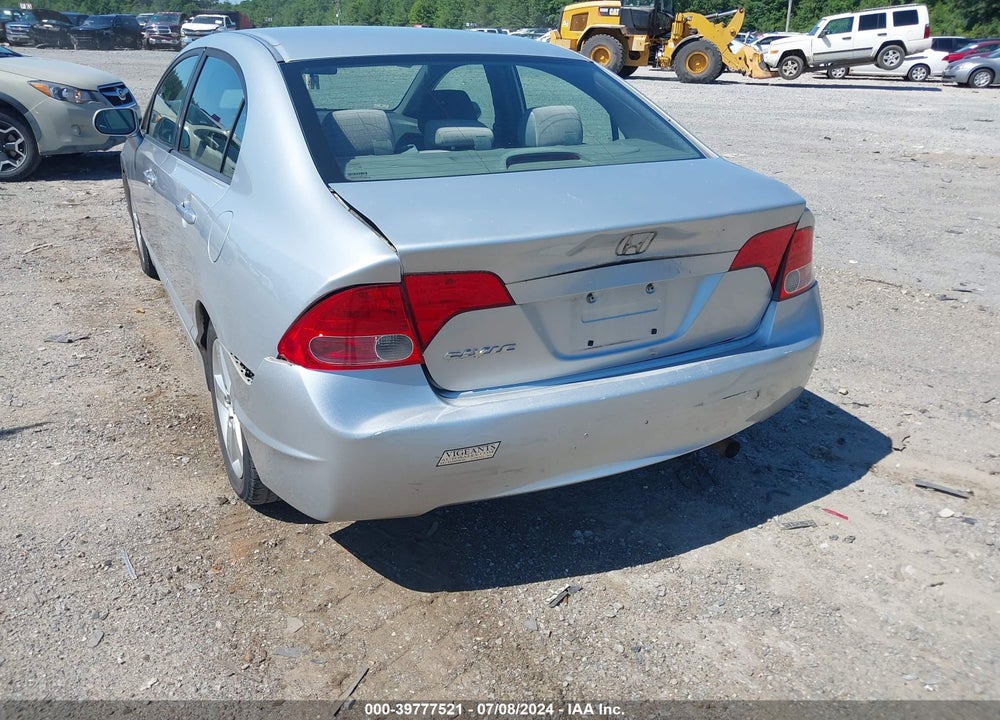 2008 HONDA CIVIC EX VIN: 1HGFA16858L066498