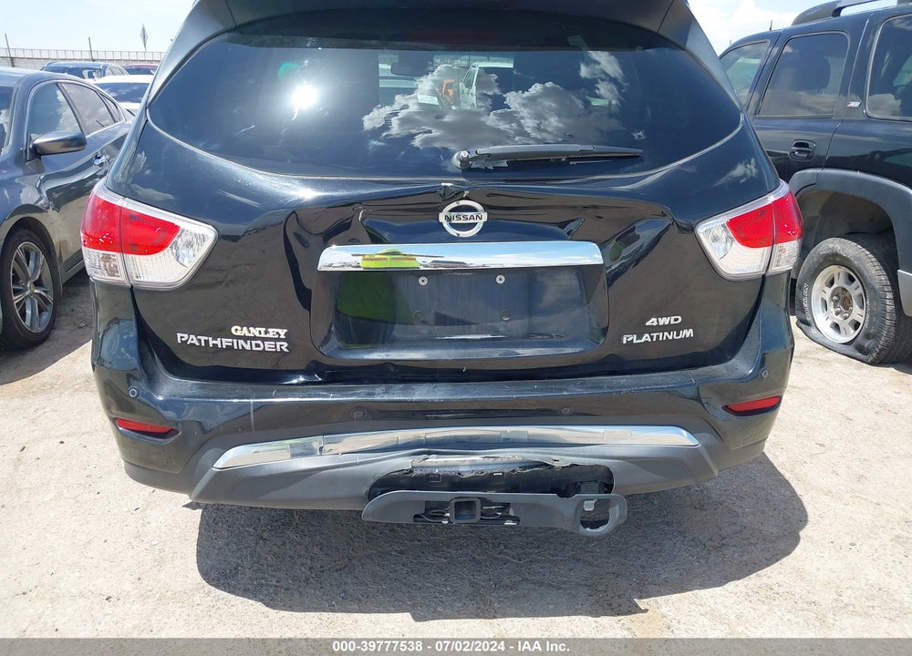 2014 NISSAN PATHFINDER PLATINUM VIN: 5N1AR2MM0EC731242