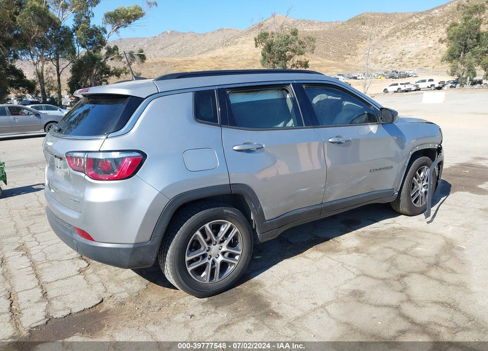 2018 JEEP COMPASS SUN AND WHEEL FWD VIN: 3C4NJCBBXJT500335