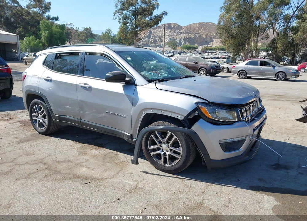2018 JEEP COMPASS SUN AND WHEEL FWD VIN: 3C4NJCBBXJT500335