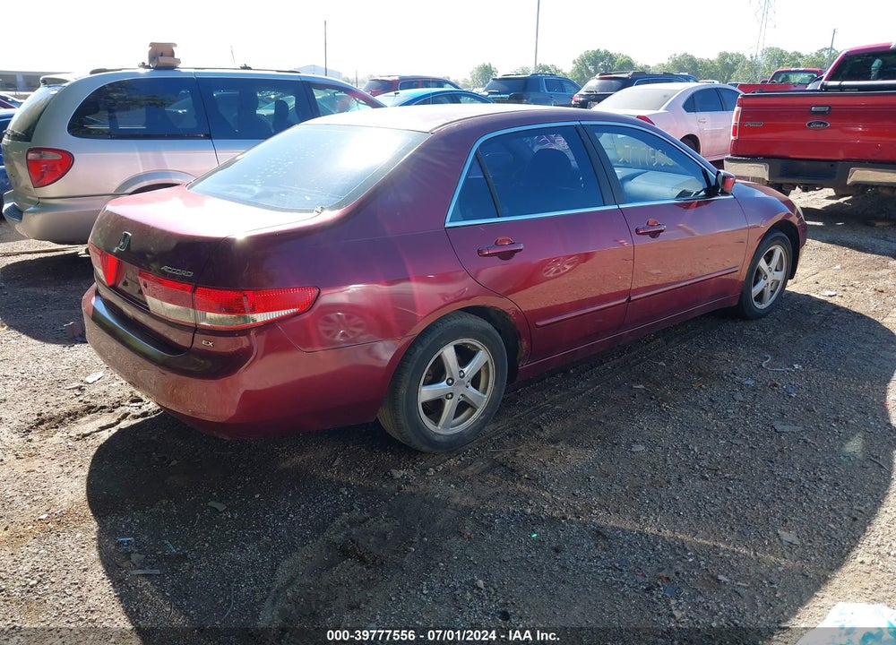 2003 HONDA ACCORD 2.4 EX VIN: 1HGCM56633A031804