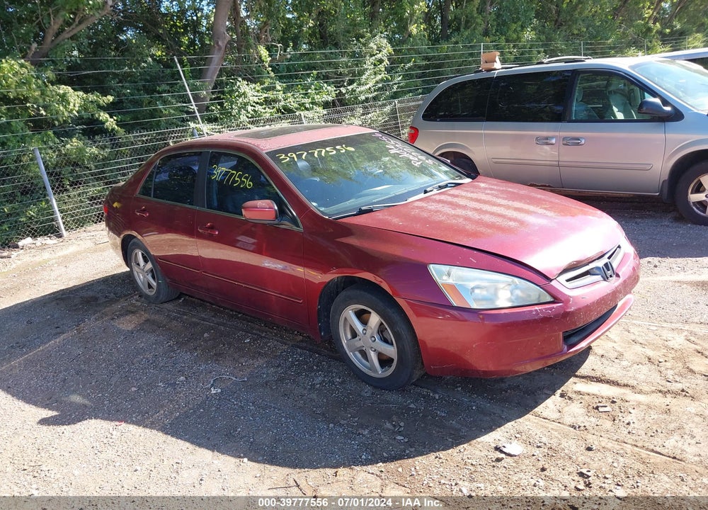 2003 HONDA ACCORD 2.4 EX VIN: 1HGCM56633A031804