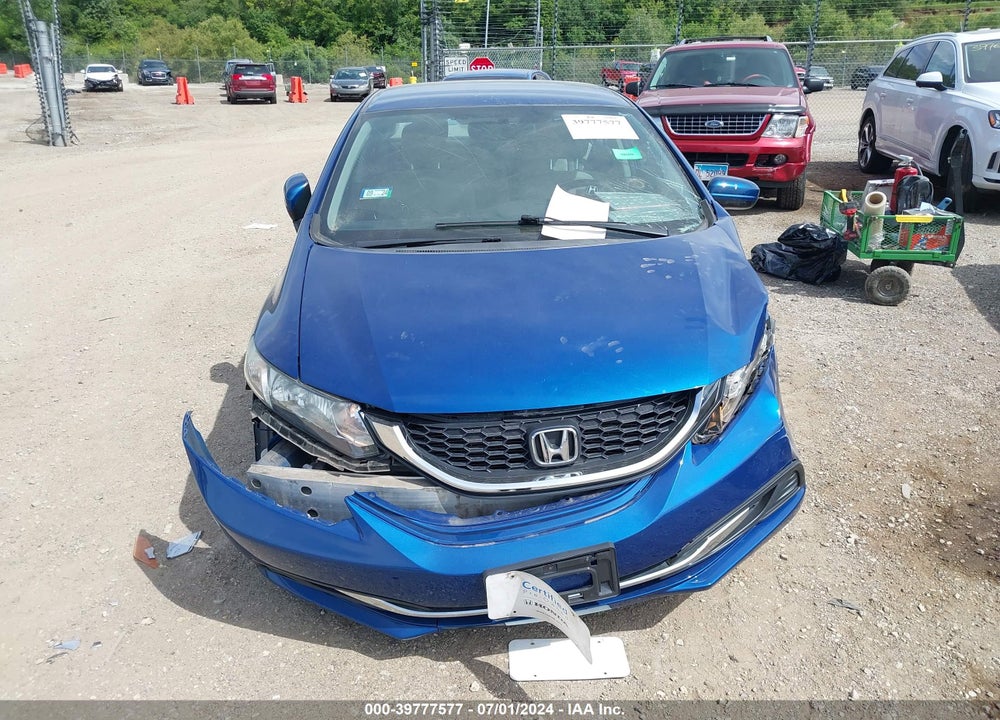 2015 HONDA CIVIC LX VIN: 19XFB2F50FE019280