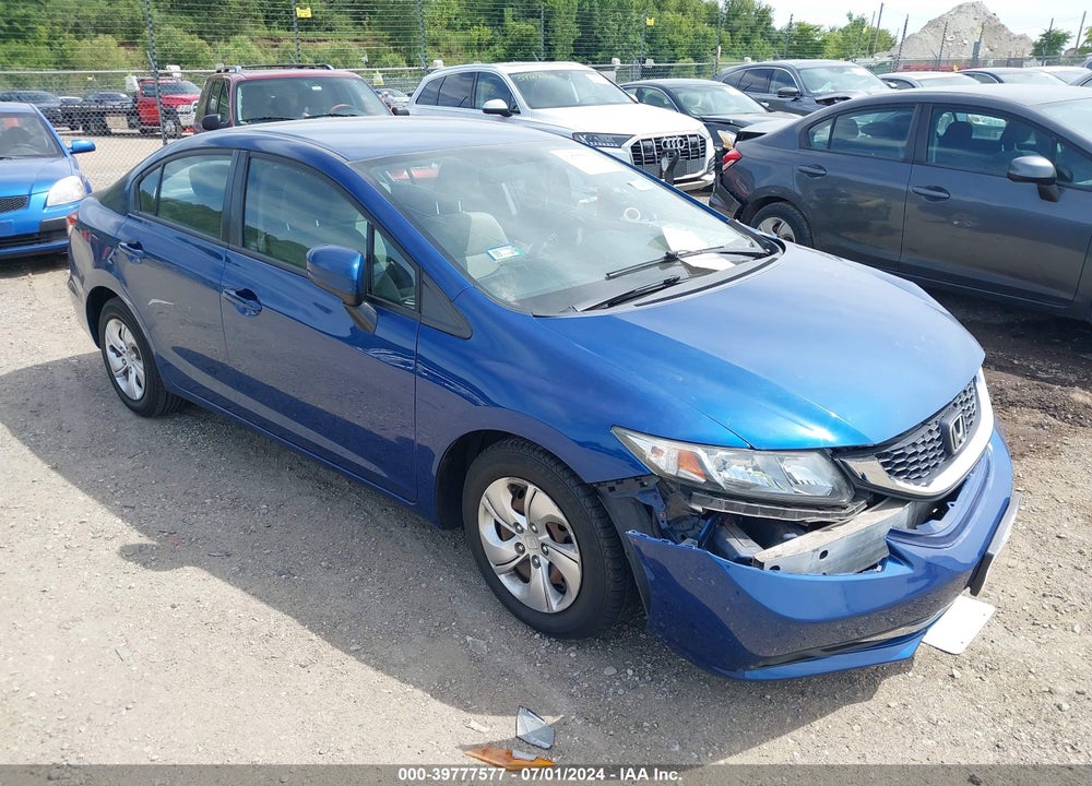 2015 HONDA CIVIC LX VIN: 19XFB2F50FE019280