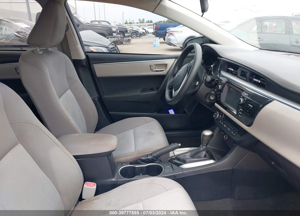 2016 TOYOTA COROLLA LE VIN: 2T1BURHE8GC626901