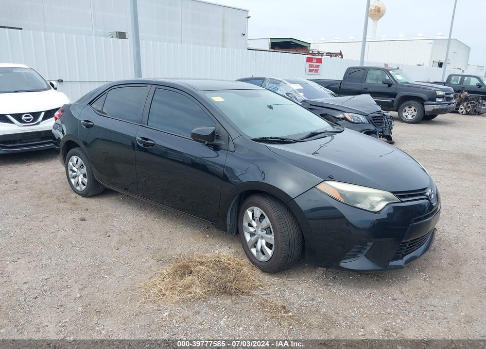 2016 TOYOTA COROLLA LE VIN: 2T1BURHE8GC626901
