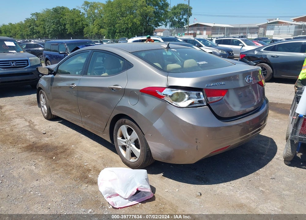 2013 HYUNDAI ELANTRA GLS VIN: 5NPDH4AE9DH368228