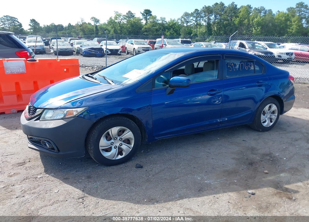 2015 HONDA CIVIC LX VIN: 2HGFB2F56FH542227