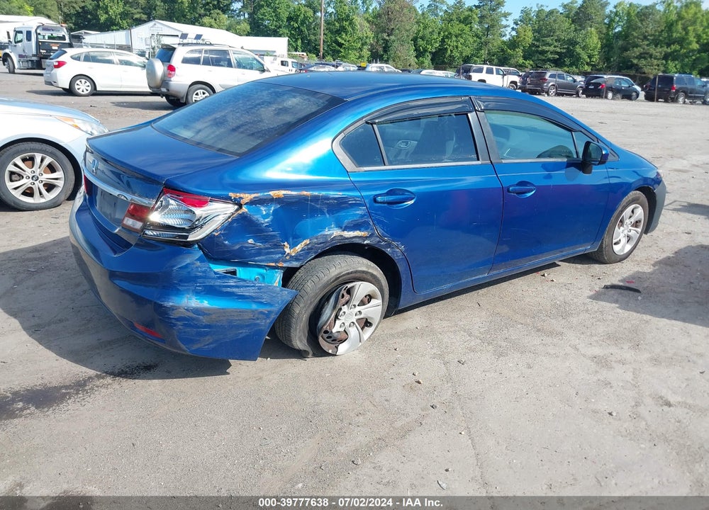 2015 HONDA CIVIC LX VIN: 2HGFB2F56FH542227