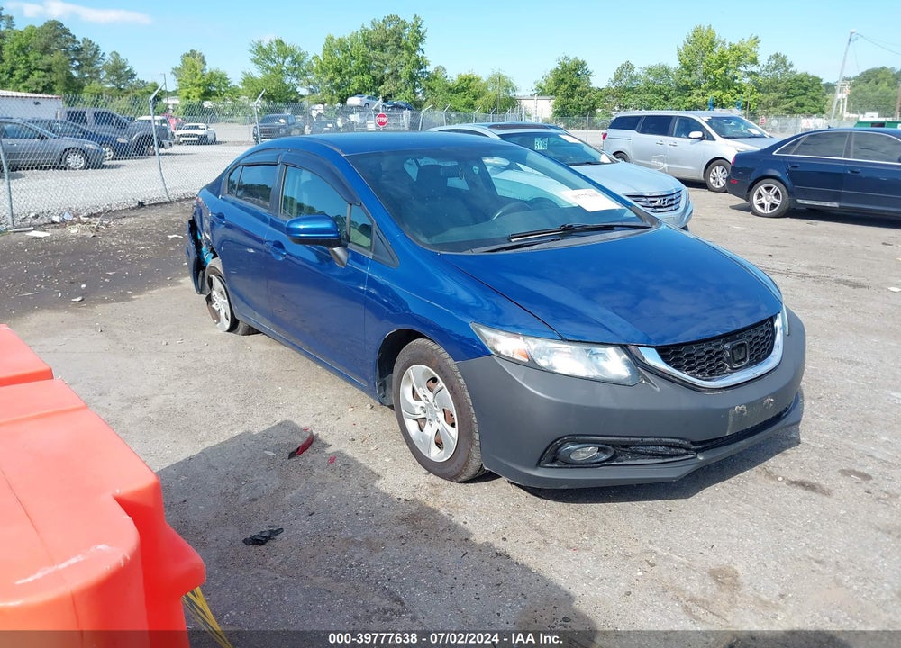 2015 HONDA CIVIC LX VIN: 2HGFB2F56FH542227