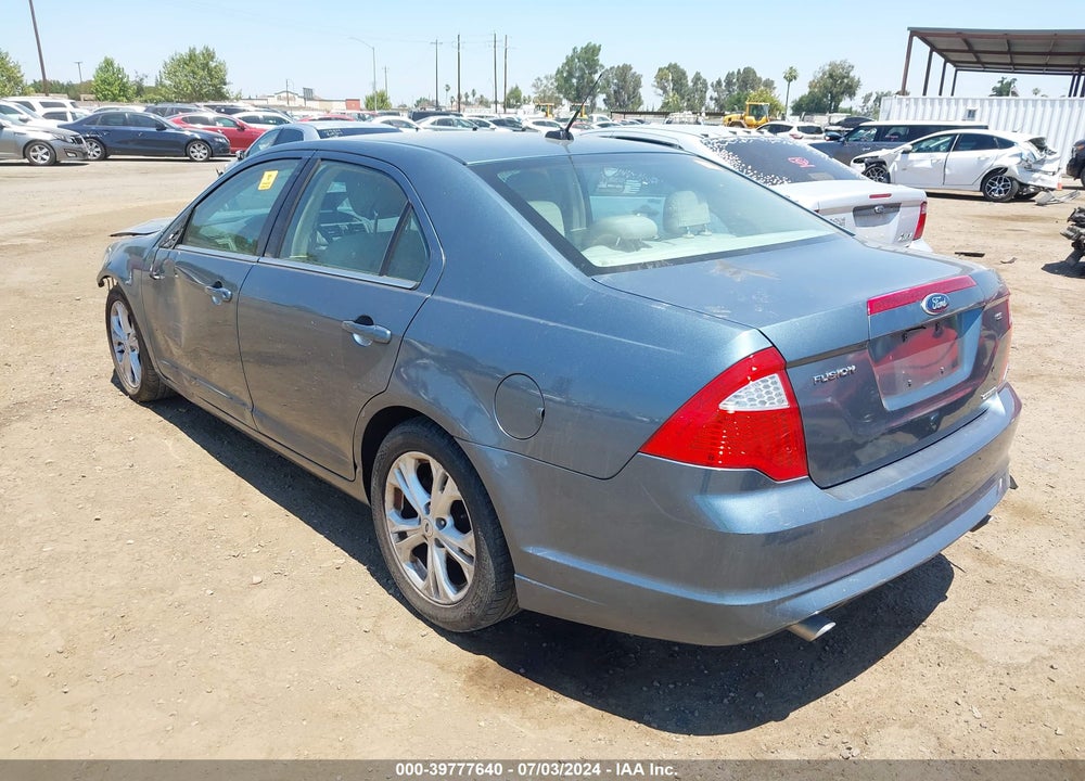 2012 FORD FUSION SE VIN: 3FAHP0HG6CR419903