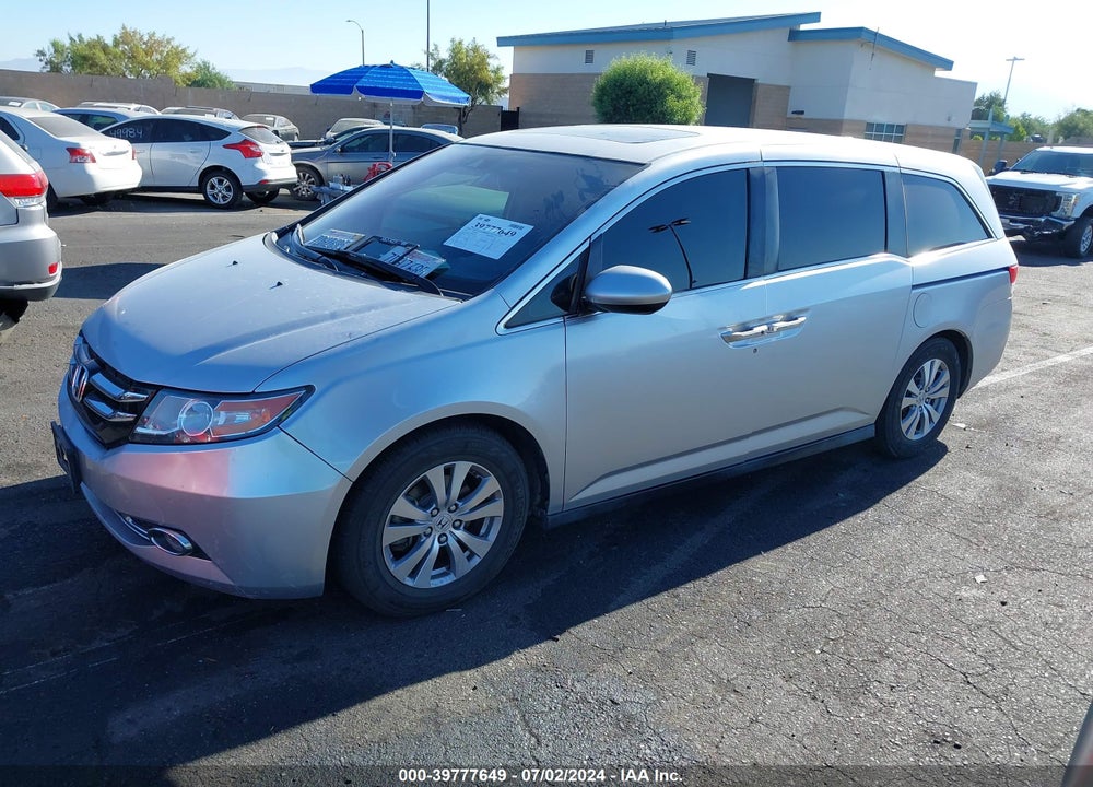 2014 HONDA ODYSSEY EX-L VIN: 5FNRL5H65EB042063