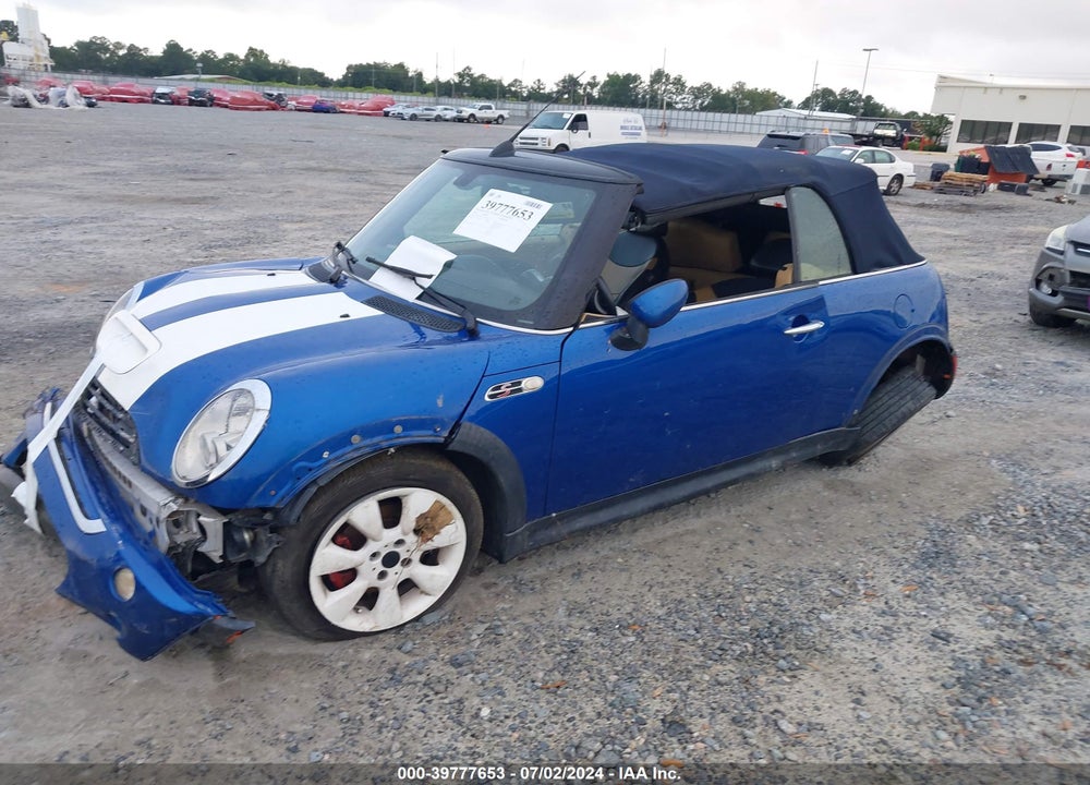 2005 MINI COOPER S VIN: WMWRH33415TK55193