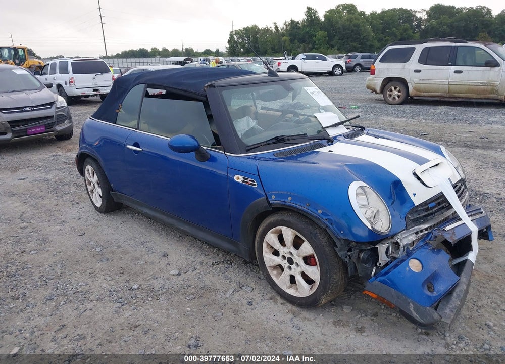 2005 MINI COOPER S VIN: WMWRH33415TK55193