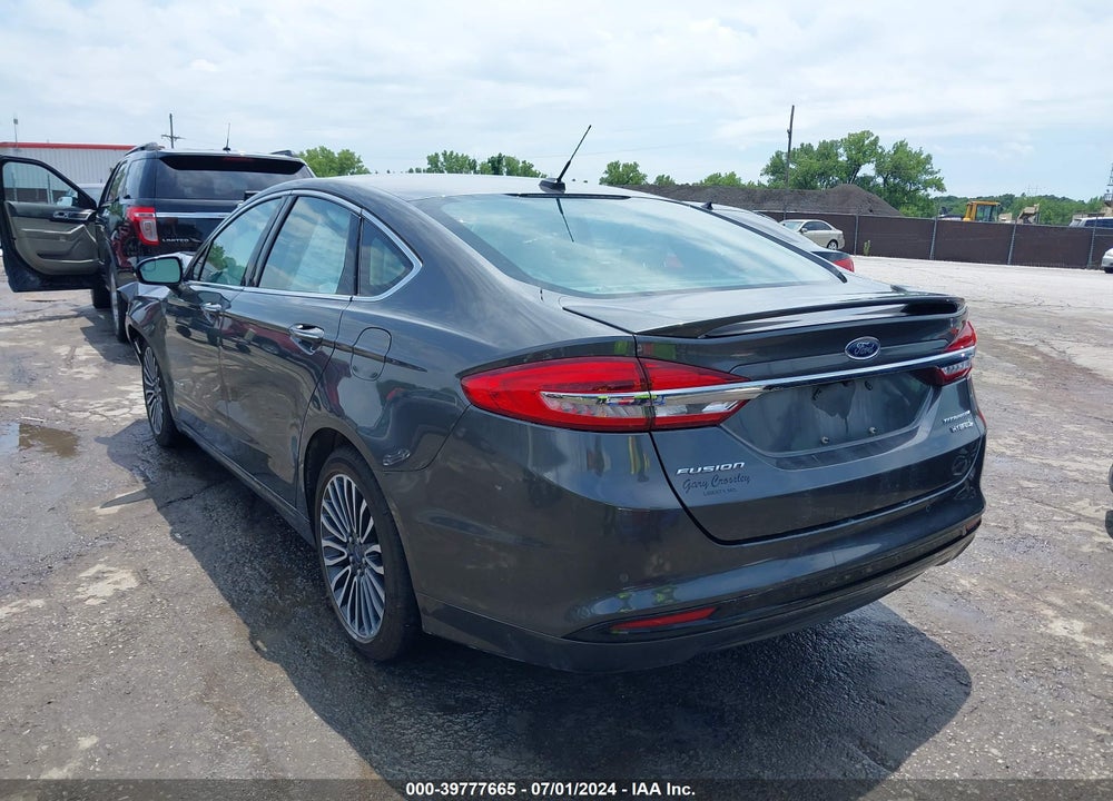 2017 FORD FUSION HYBRID TITANIUM VIN: 3FA6P0RU2HR279934